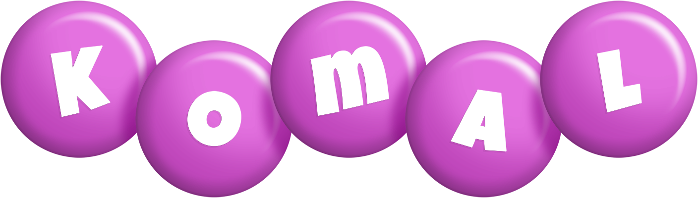 Komal candy-purple logo