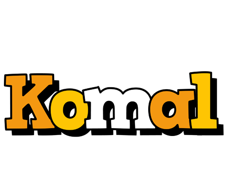 Komal cartoon logo