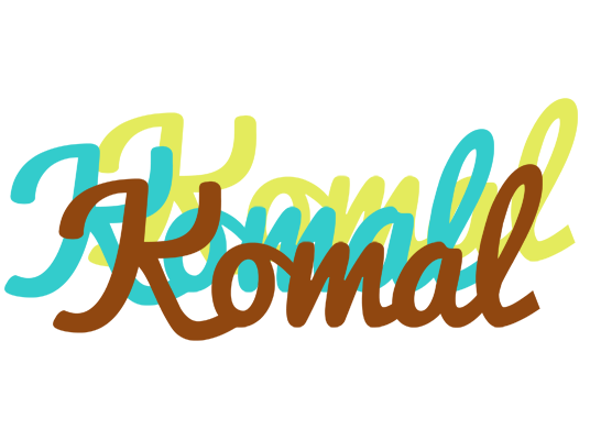 Komal cupcake logo