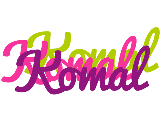 Komal flowers logo