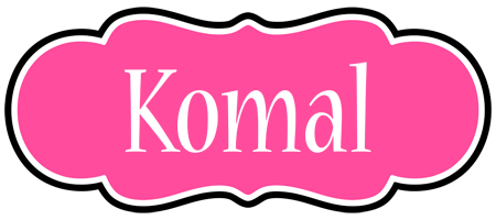 Komal invitation logo