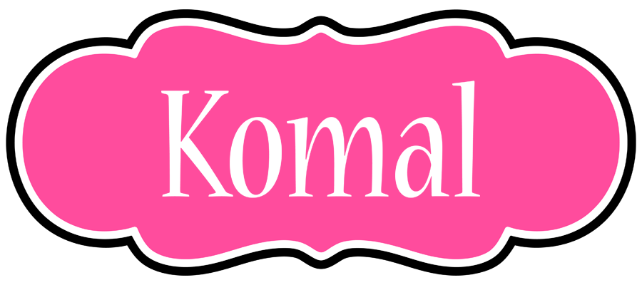 Komal invitation logo