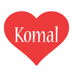 Komal love logo