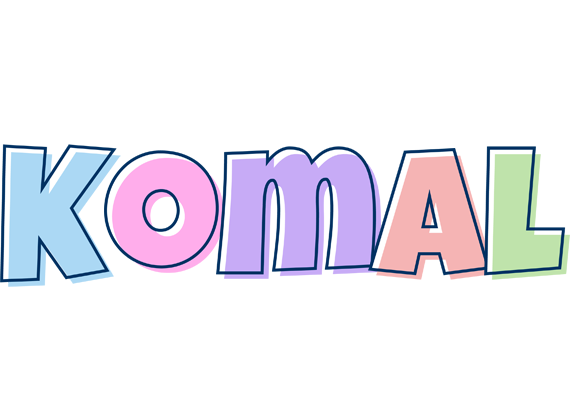 Komal pastel logo