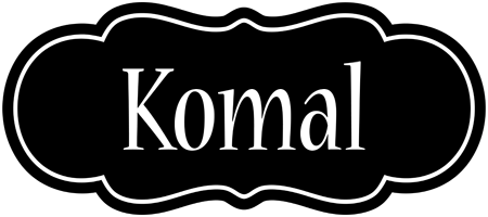 Komal welcome logo