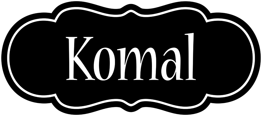 Komal welcome logo