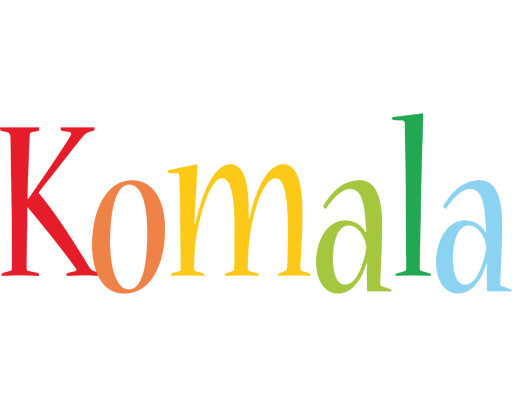Komala birthday logo