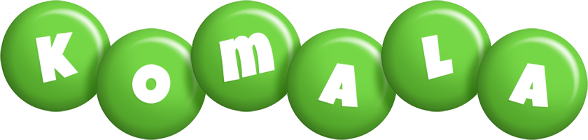 Komala candy-green logo