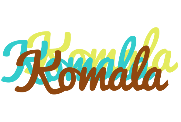 Komala cupcake logo