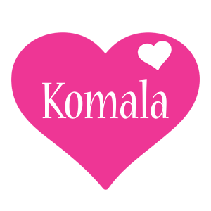Komala love-heart logo