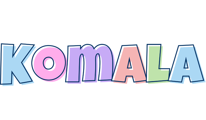 Komala pastel logo
