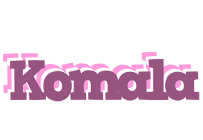 Komala relaxing logo