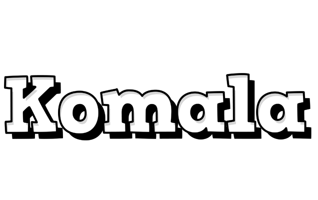 Komala snowing logo