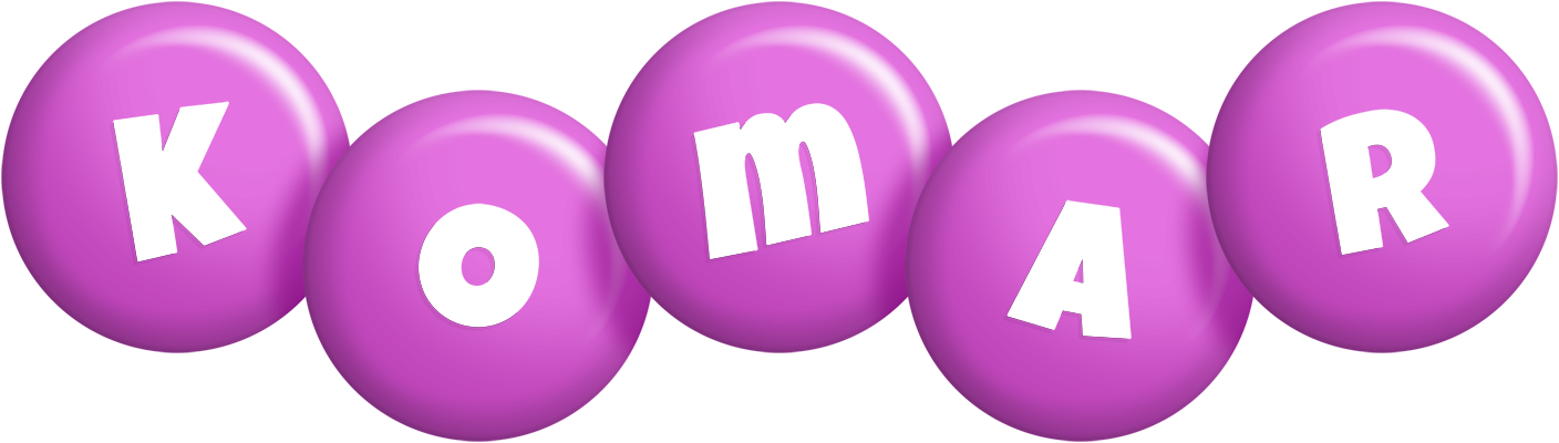 Komar candy-purple logo
