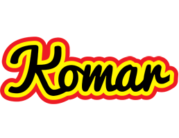 Komar flaming logo