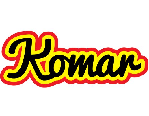 Komar flaming logo