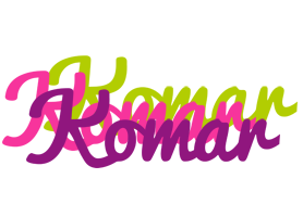 Komar flowers logo