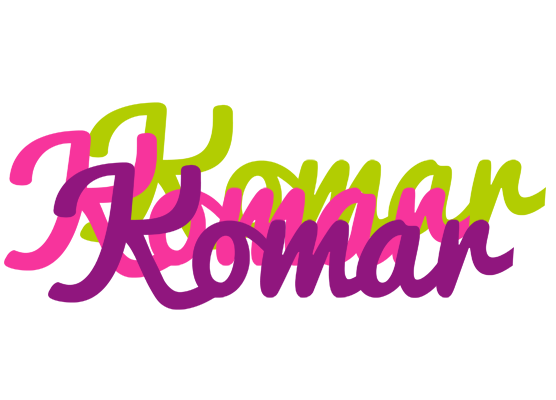Komar flowers logo