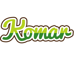 Komar golfing logo