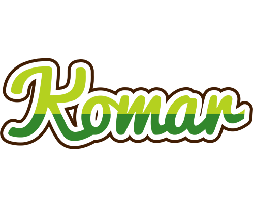 Komar golfing logo