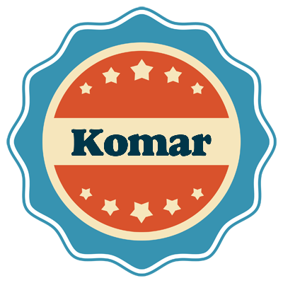 Komar labels logo