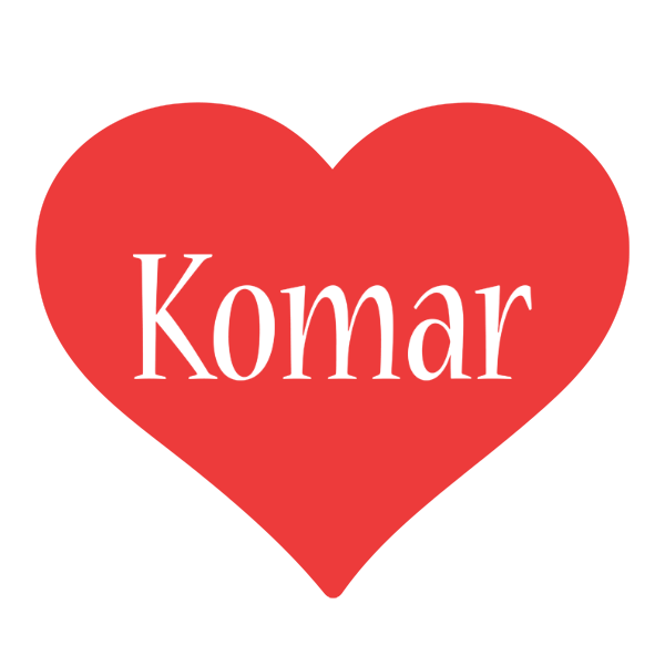 Komar love logo