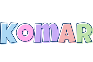 Komar pastel logo