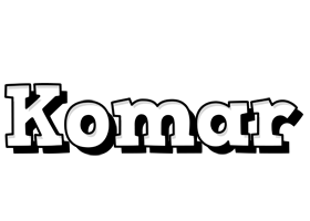 Komar snowing logo