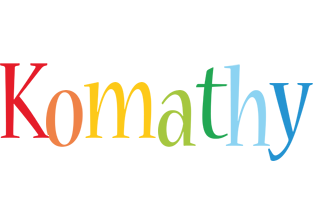 Komathy birthday logo