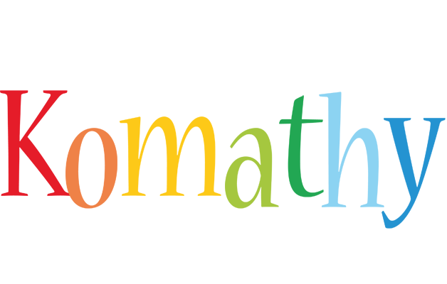Komathy birthday logo