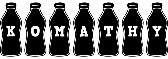 Komathy bottle logo