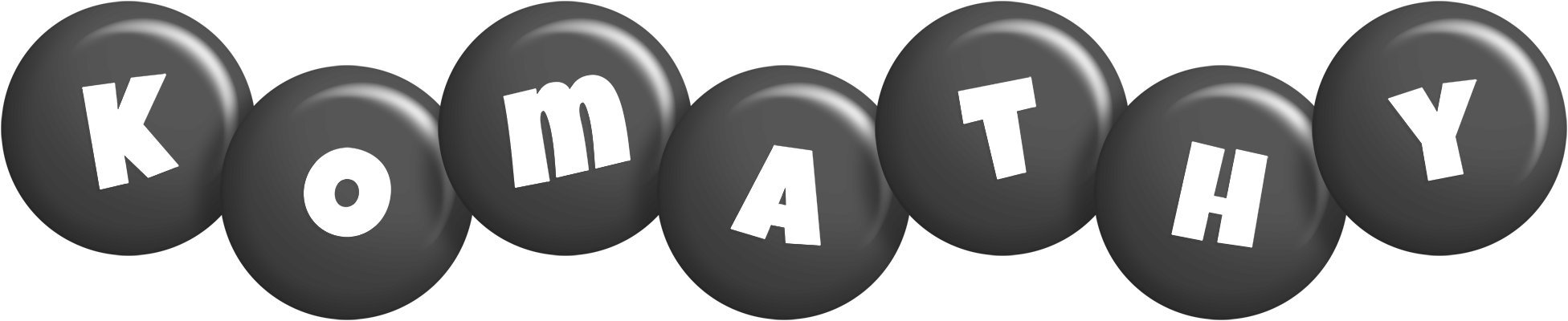 Komathy candy-black logo