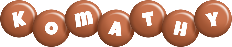 Komathy candy-brown logo