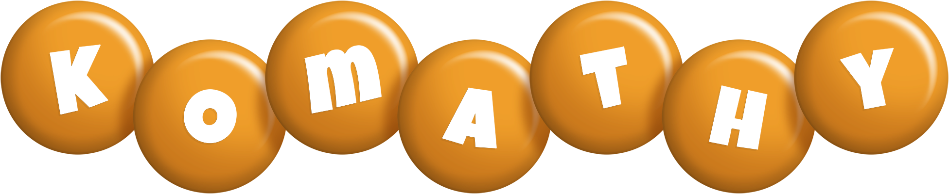 Komathy candy-orange logo