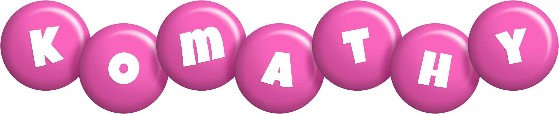 Komathy candy-pink logo