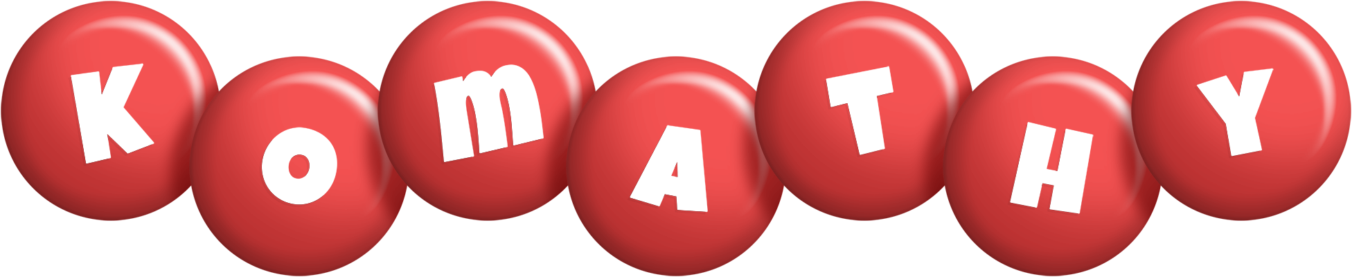 Komathy candy-red logo