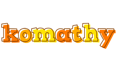 Komathy desert logo