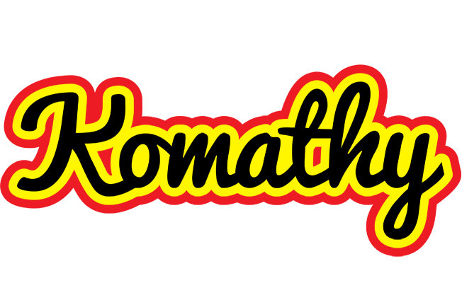 Komathy flaming logo