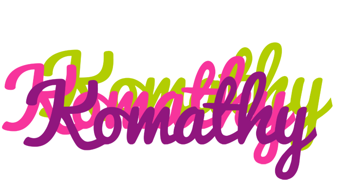 Komathy flowers logo