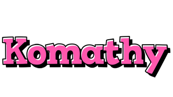 Komathy girlish logo