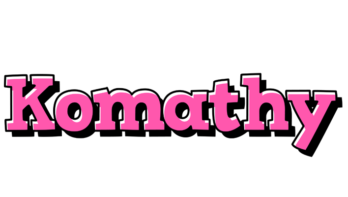 Komathy girlish logo