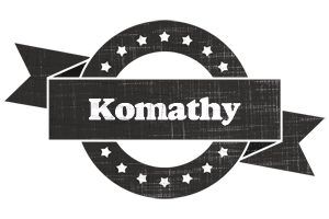 Komathy grunge logo