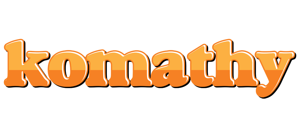 Komathy orange logo