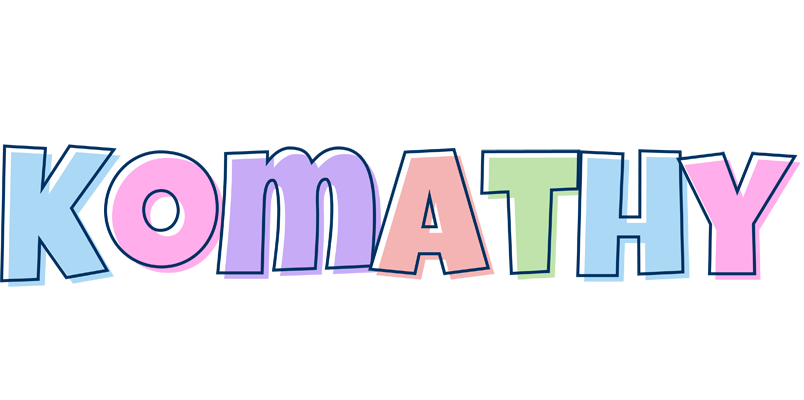 Komathy pastel logo