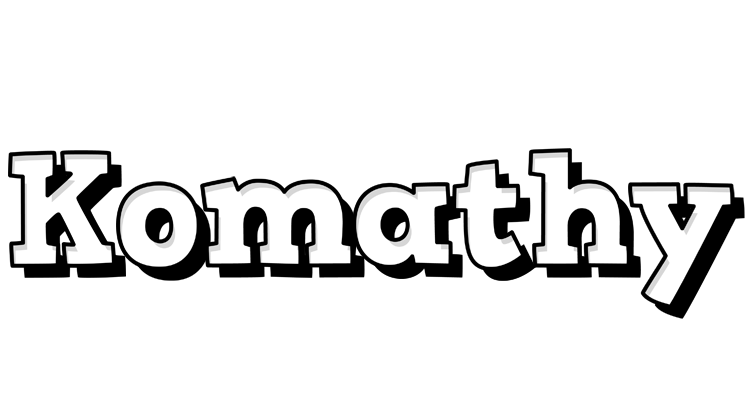 Komathy snowing logo