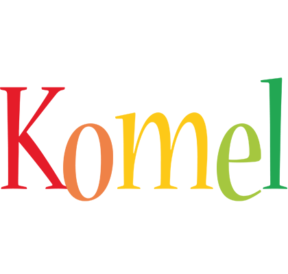 Komel birthday logo