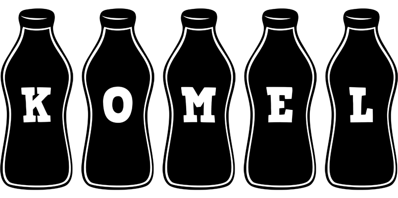 Komel bottle logo