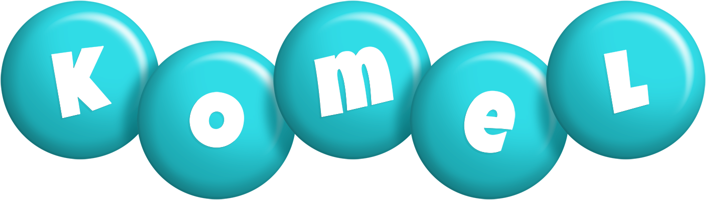 Komel candy-azur logo
