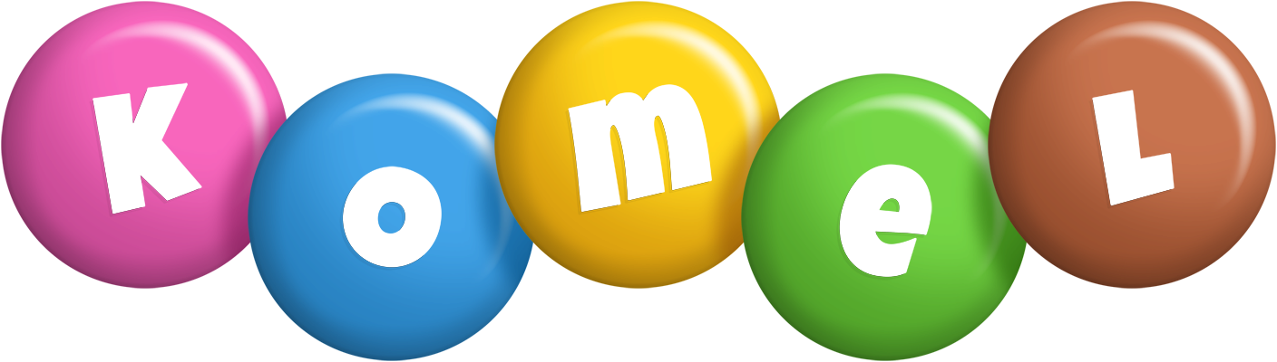 Komel candy logo