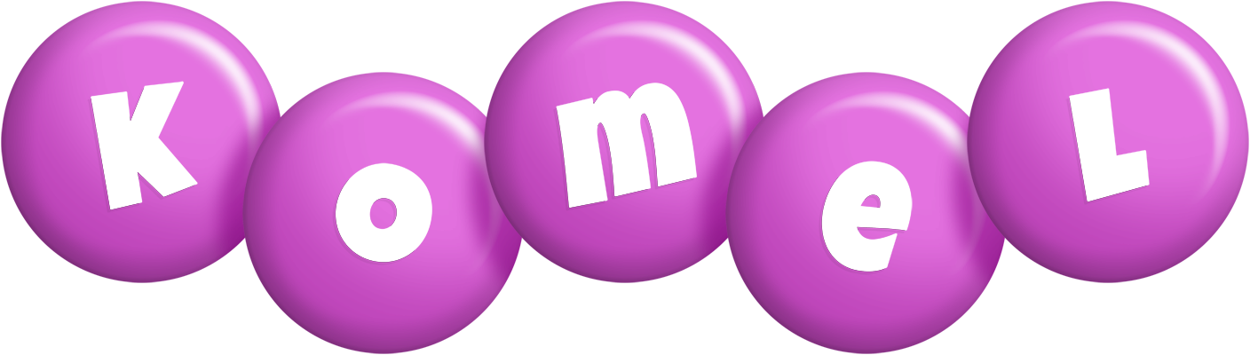 Komel candy-purple logo